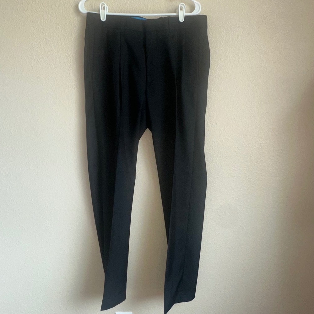 AXIST Ultra Series‎ Mens Pleated Dress Pants Black 32x32 Superior No Iron NWT